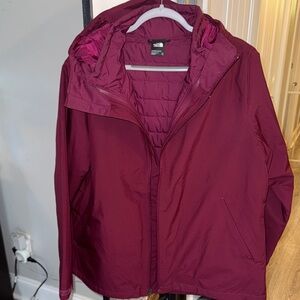 The North Face Women's Deep Red Ski Jacket NWT